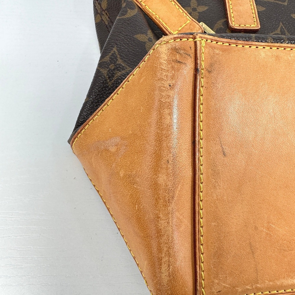 Louis Vuitton 2001 Cabaspiano Monogram Tote Bag France Broken Strap Loop - Picture 6 of 16
